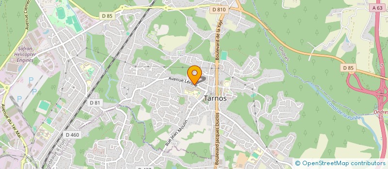 localisation de l'entreprise AIR EVASION BIARRITZ PARACHUTISME  TARNOS