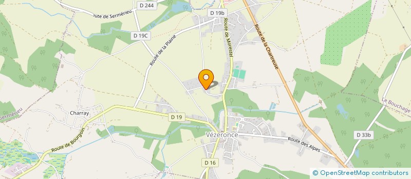 localisation de l'entreprise AIR EXPERT SERVICES  VEZERONCE-CURTIN