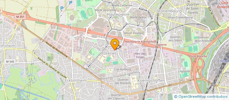 localisation de l'entreprise AIR F. à STRASBOURG