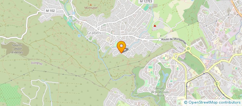 localisation de l'entreprise AIR FIBRE  GRABELS