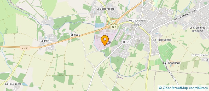 localisation de l'entreprise AIR-FINS  CHAUMES-EN-RETZ