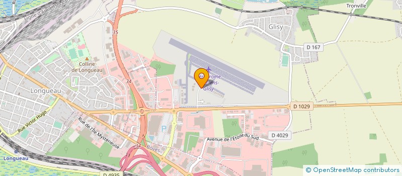 localisation de l'entreprise AIR FLASH à GLISY