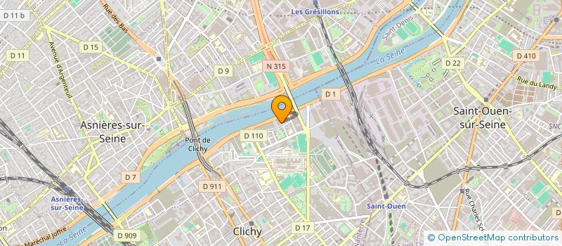 localisation de l'entreprise AIR FLUX CONCEPT à CLICHY