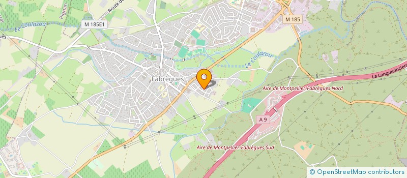 localisation de l'entreprise AIR FORM  FABREGUES