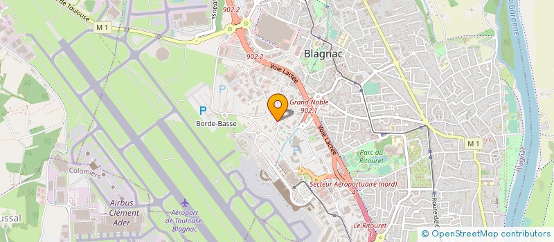 localisation de l'entreprise AIR FORMATION à BLAGNAC