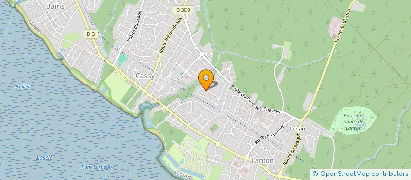 localisation de l'entreprise AIR FORME  LANTON