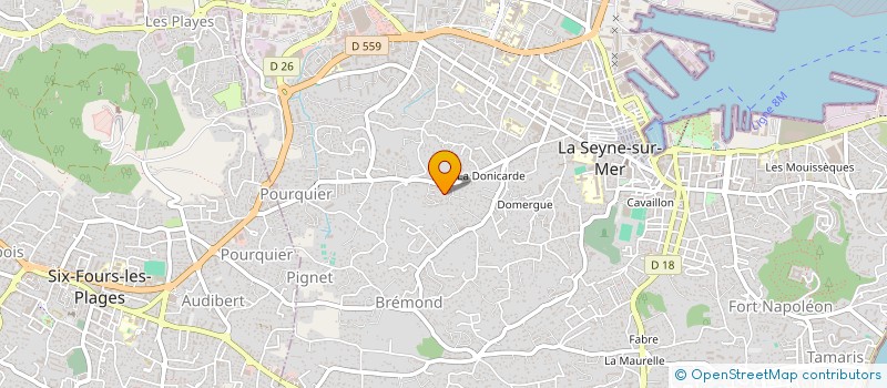 localisation de l'entreprise AIR GAINE SERRURERIE à LA SEYNE-SUR-MER