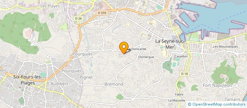 localisation de l'entreprise AIR GAINE SEYNOISE 83 à LA SEYNE-SUR-MER