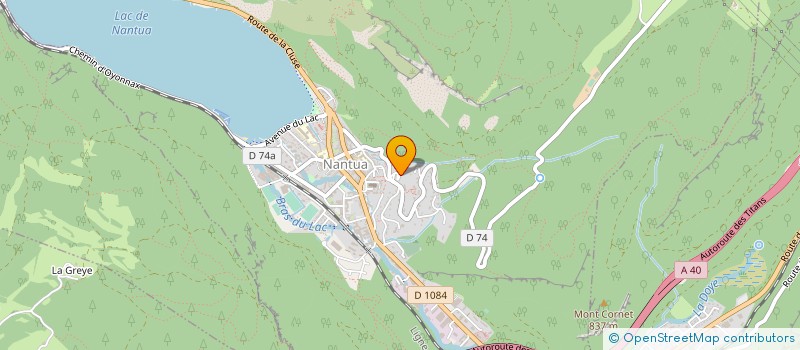 localisation de l'entreprise AIR'GO PLAQUE à NANTUA