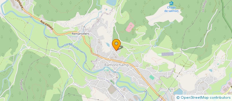 localisation de l'entreprise AIR'HY TECH à RAMONCHAMP