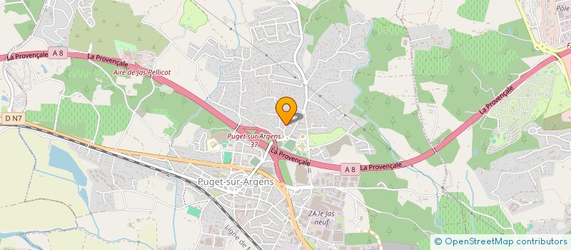 localisation de l'entreprise AIR HYGIENE ET TECHNOLOGIE à PUGET-SUR-ARGENS