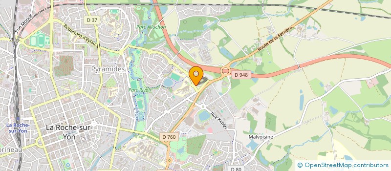 localisation de l'entreprise AIR-IC - ASSOCIATION DES IUTIENS DE LA ROCHE-SUR-YON  LA ROCHE-SUR-YON