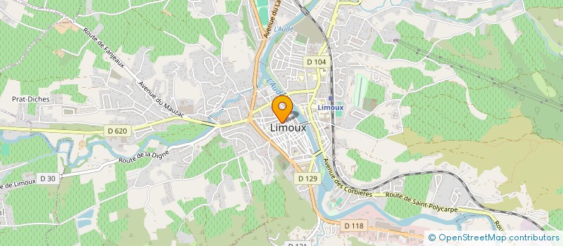 localisation de l'entreprise AIR IMMO à LIMOUX