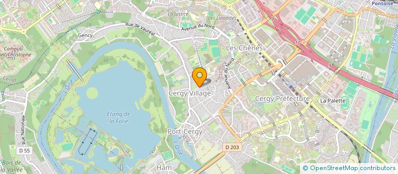 localisation de l'entreprise AIR'IMMO  CERGY