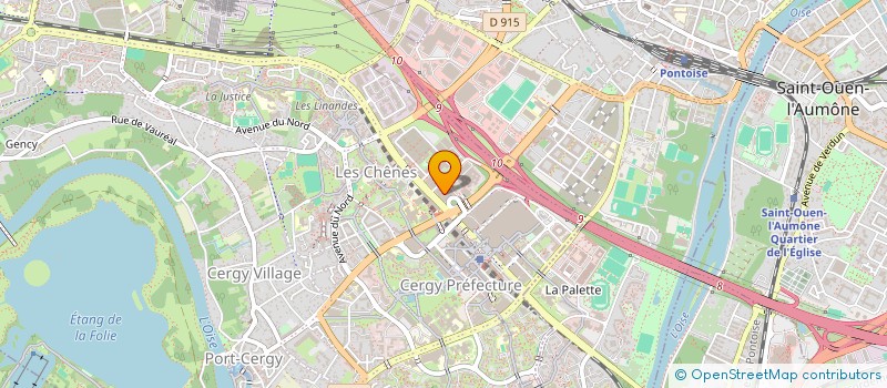 localisation de l'entreprise AIR IMPACT  CERGY