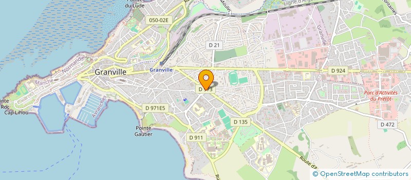 localisation de l'entreprise AIR INFILTRO  GRANVILLE