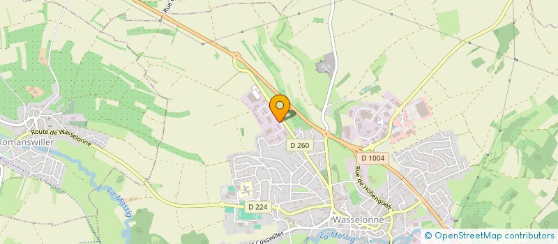 localisation de l'entreprise AIR INVEST  WASSELONNE