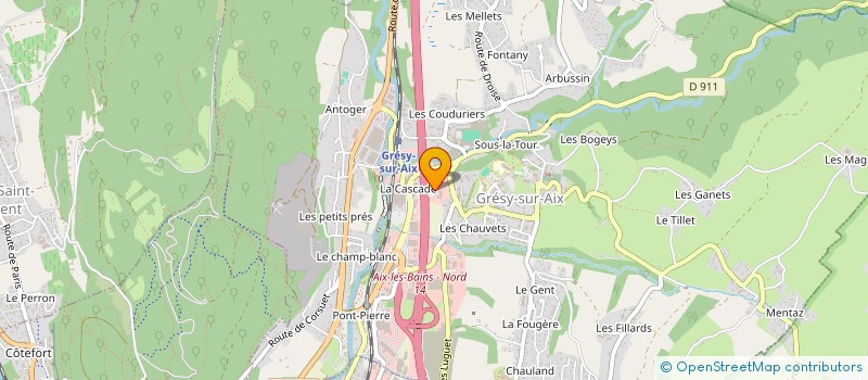 localisation de l'entreprise AIR ISOL'SYSTEM à GRESY-SUR-AIX
