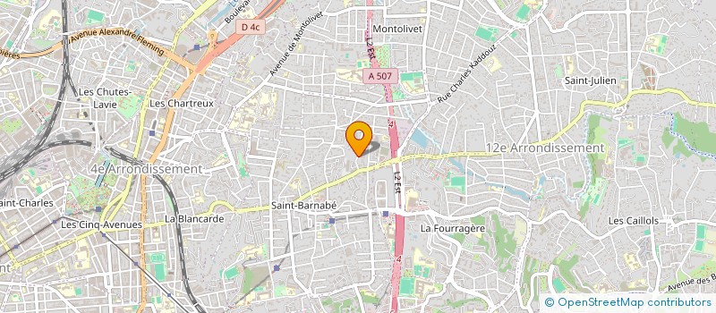 localisation de l'entreprise AIR ISOLATION SRM ET CIE à MARSEILLE