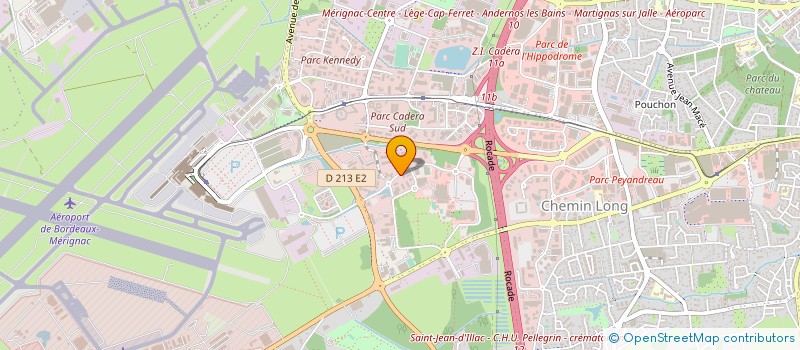 localisation de l'entreprise AIR JET à MERIGNAC