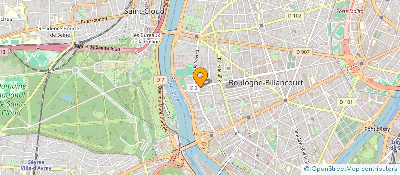 localisation de l'entreprise AIR KIARA à BOULOGNE-BILLANCOURT