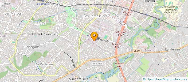 localisation de l'entreprise AIR KOMPRESSOR à COLOMIERS