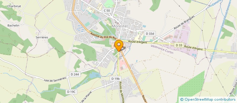 localisation de l'entreprise AIR LAP à MORESTEL