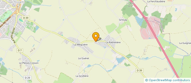localisation de l'entreprise AIR LIBRE à ESSARTS-EN-BOCAGE
