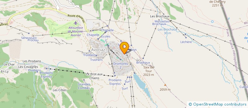 localisation de l'entreprise AIR-LOC  MORZINE