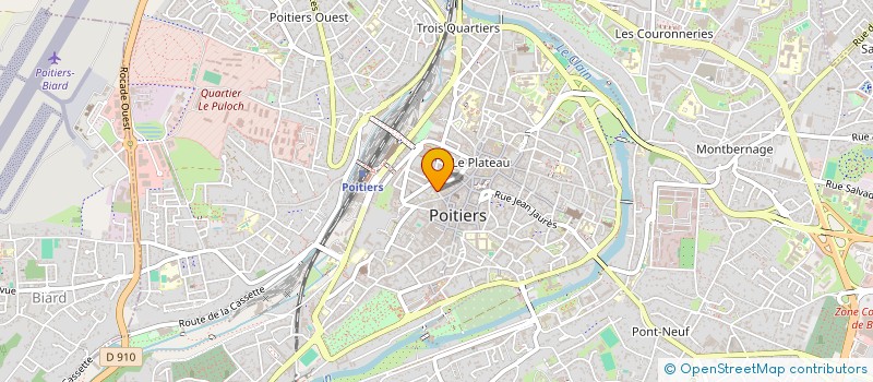localisation de l'entreprise AIR LOC' BY BRUNO PAQUET IMMOBILIER  POITIERS