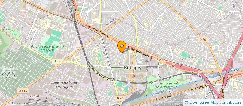 localisation de l'entreprise AIR LOCATION EXPRESS à BOBIGNY