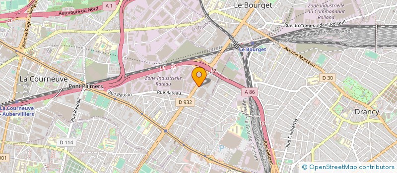 localisation de l'entreprise AIR LOGISTIQUE à LA COURNEUVE