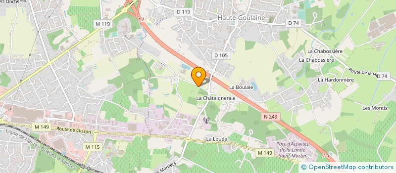 localisation de l'entreprise AIR LOOPING  HAUTE-GOULAINE