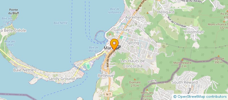 localisation de l'entreprise AIR LOVE SARL  SAINT MARTIN