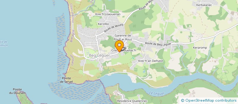 localisation de l'entreprise AIR MARIN  LANNION