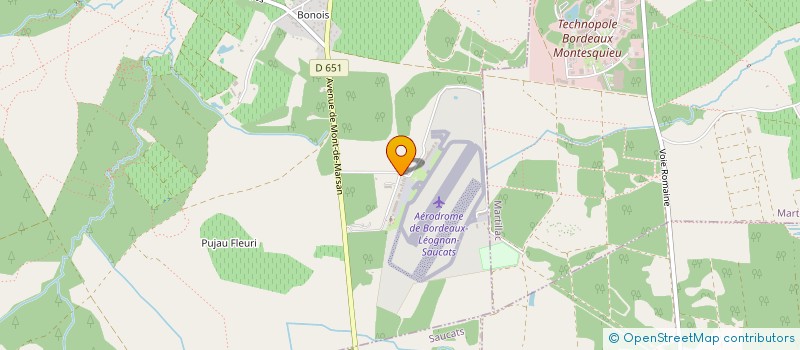 localisation de l'entreprise AIR MARINE à LEOGNAN