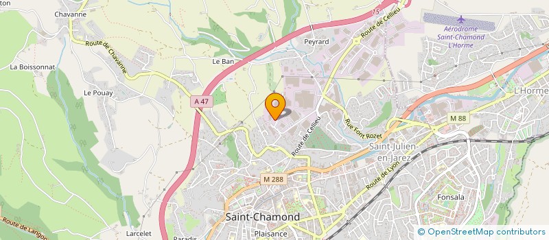 localisation de l'entreprise AIR MARREL à SAINT-CHAMOND