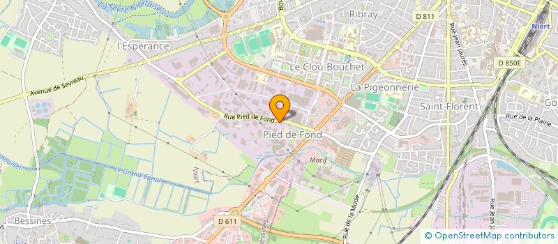 localisation de l'entreprise AIR-MAT à NIORT