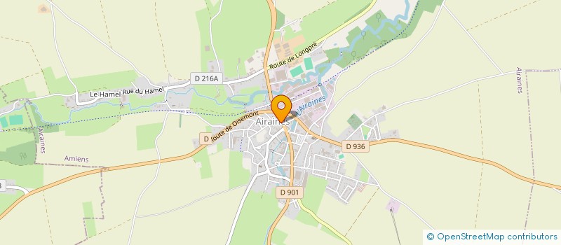 localisation de l'entreprise AIR'N MOTOCULTEURS ET CYCLES  AIRAINES