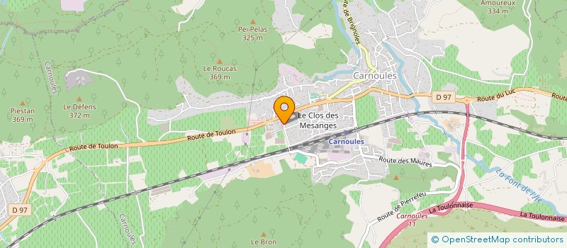 localisation de l'entreprise AIR NEO 23  CARNOULES