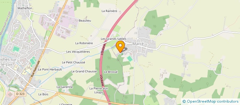 localisation de l'entreprise AIR'NEST  LOIRE-AUTHION