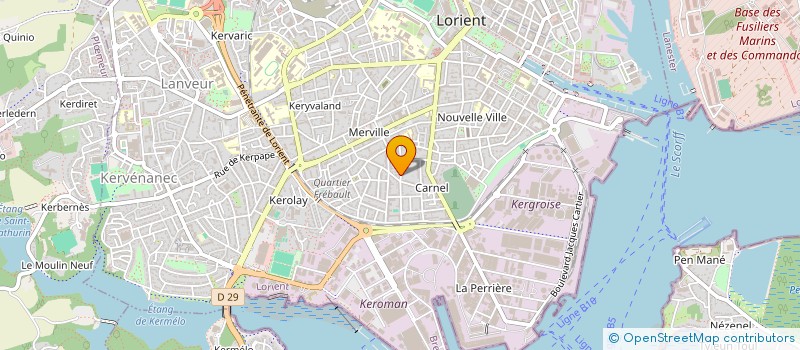 localisation de l'entreprise AIR'NEST  LORIENT