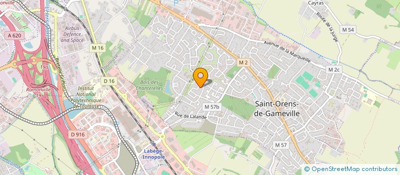 localisation de l'entreprise AIR NEUF à SAINT-ORENS-DE-GAMEVILLE