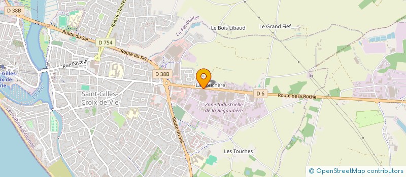 localisation de l'entreprise AIR NUTRITION à SAINT-GILLES-CROIX-DE-VIE