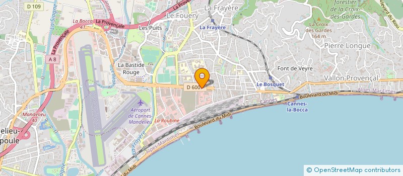 localisation de l'entreprise AIR ODYSSEY à CANNES