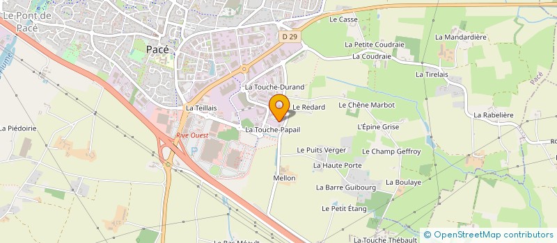 localisation de l'entreprise AIR OUEST CLIMATISATION à PACE