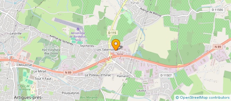 localisation de l'entreprise AIR OUEST VENTILATION à YVRAC