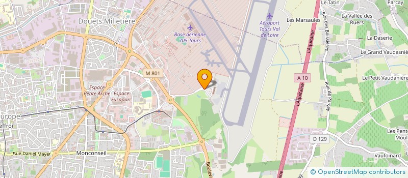 localisation de l'entreprise AIR PARIS ACADEMY TRAINING  TOURS