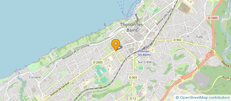 localisation de l'entreprise AIR PATRIMOINE à THONON-LES-BAINS