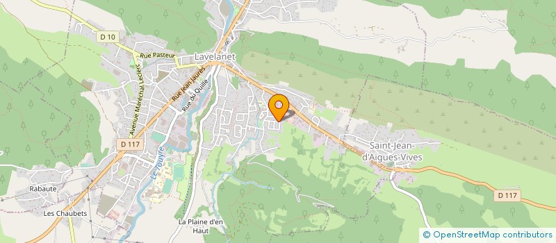 localisation de l'entreprise AIR PHARMA LABO à LAVELANET